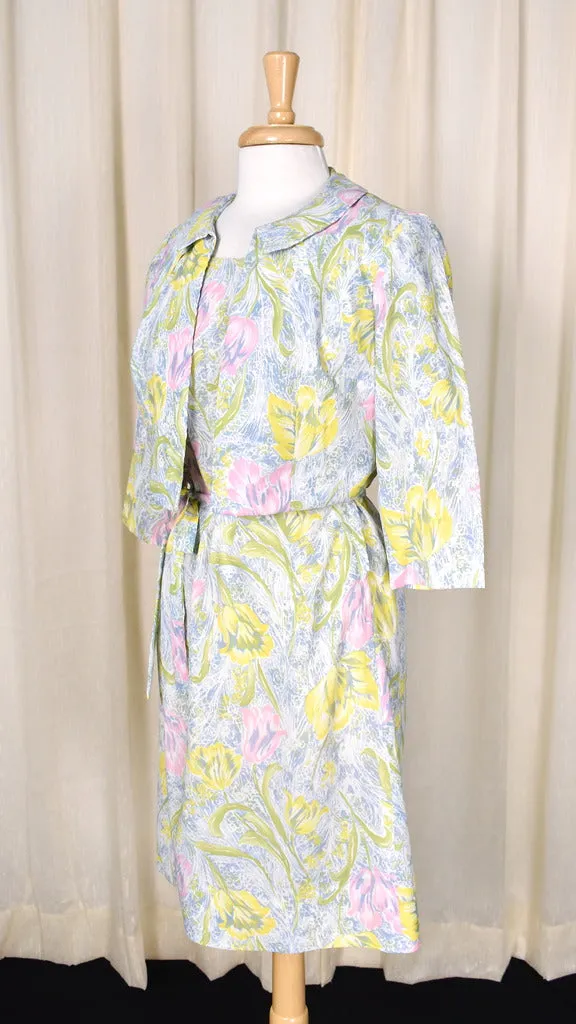 1960s Vintage Tulip Dress Suit