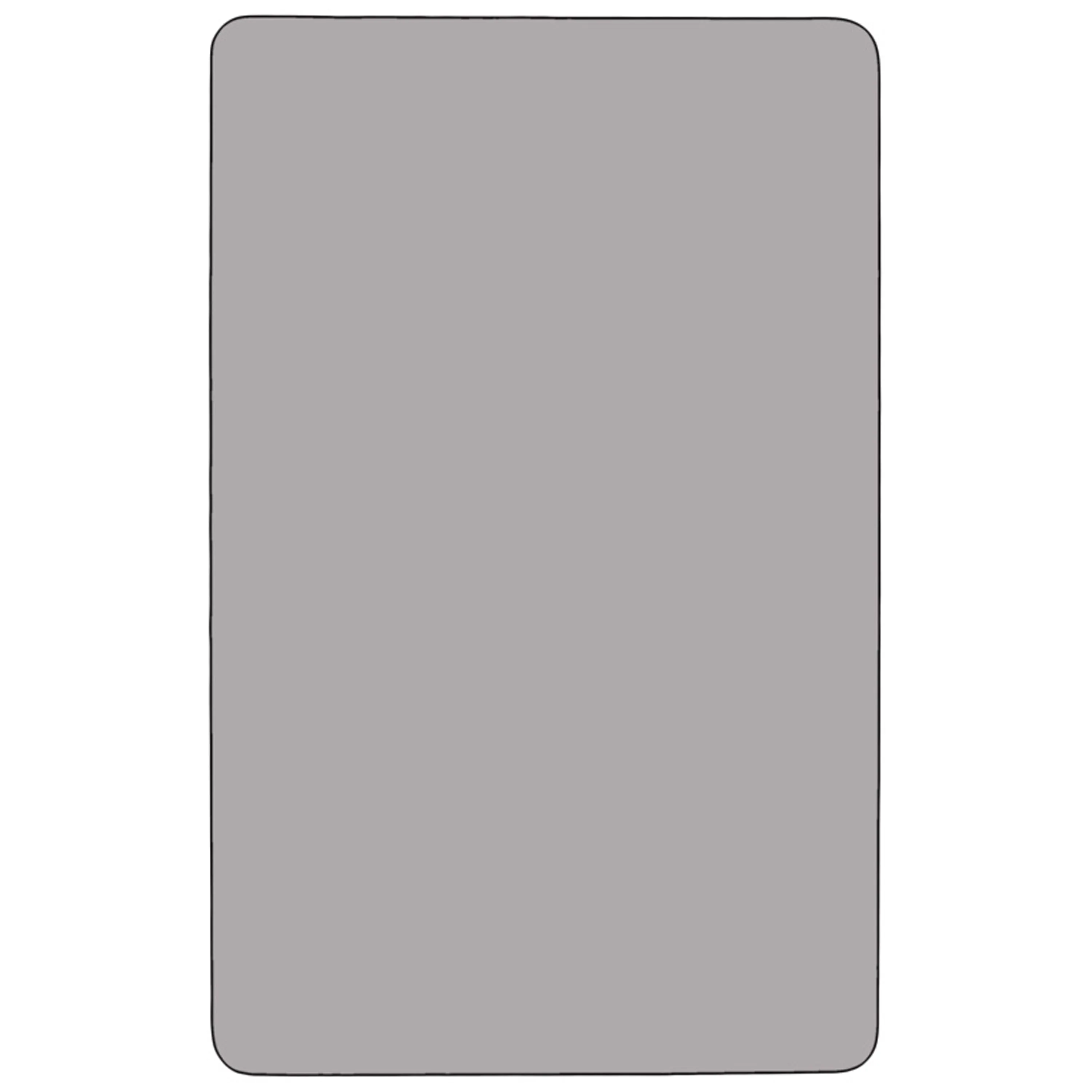 36x72 REC Grey Activity Table XU-A3672-REC-GY-T-P-GG