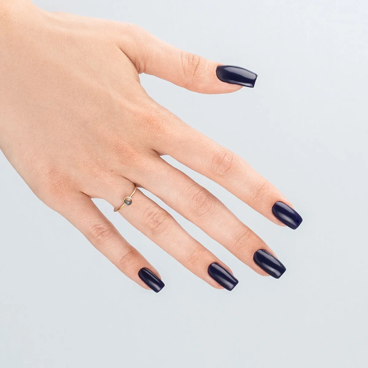 420 Safari Night Blue - Semilac Soak Off Gel / Hybrid Nail Polish
