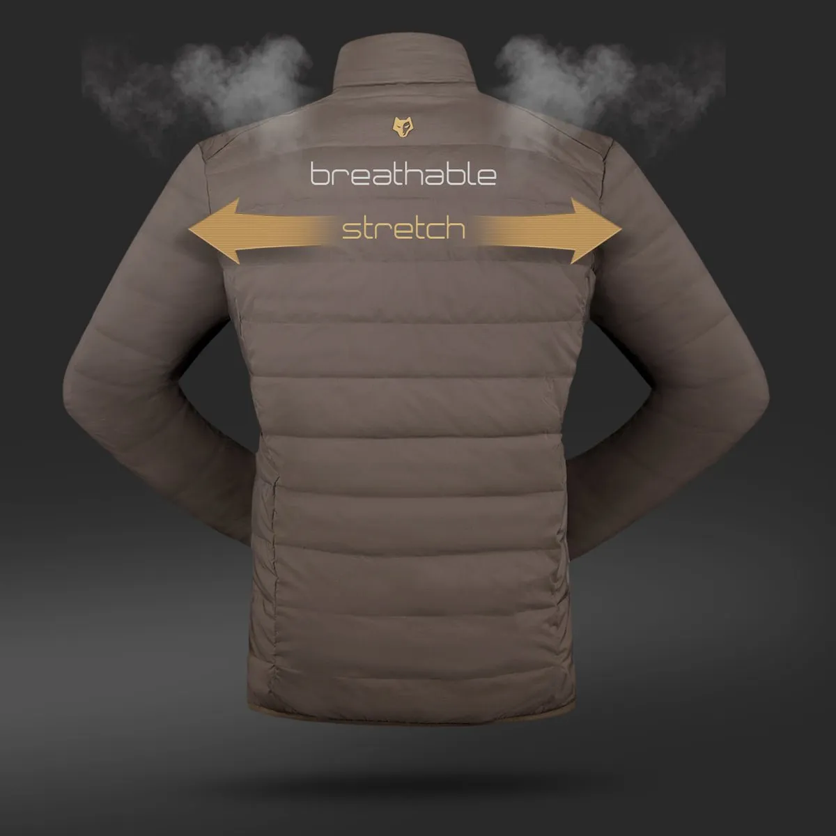 4IL Hunting Down Jacket - Packable Puffy Coat - 1000FP Puffer