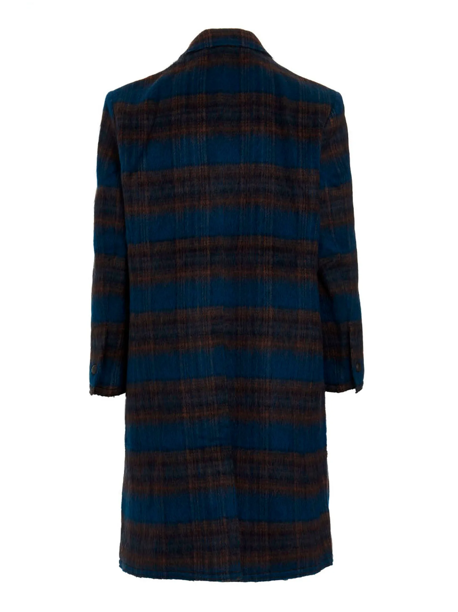 Andersson Bell Check Patterned Double-Breasted Coat