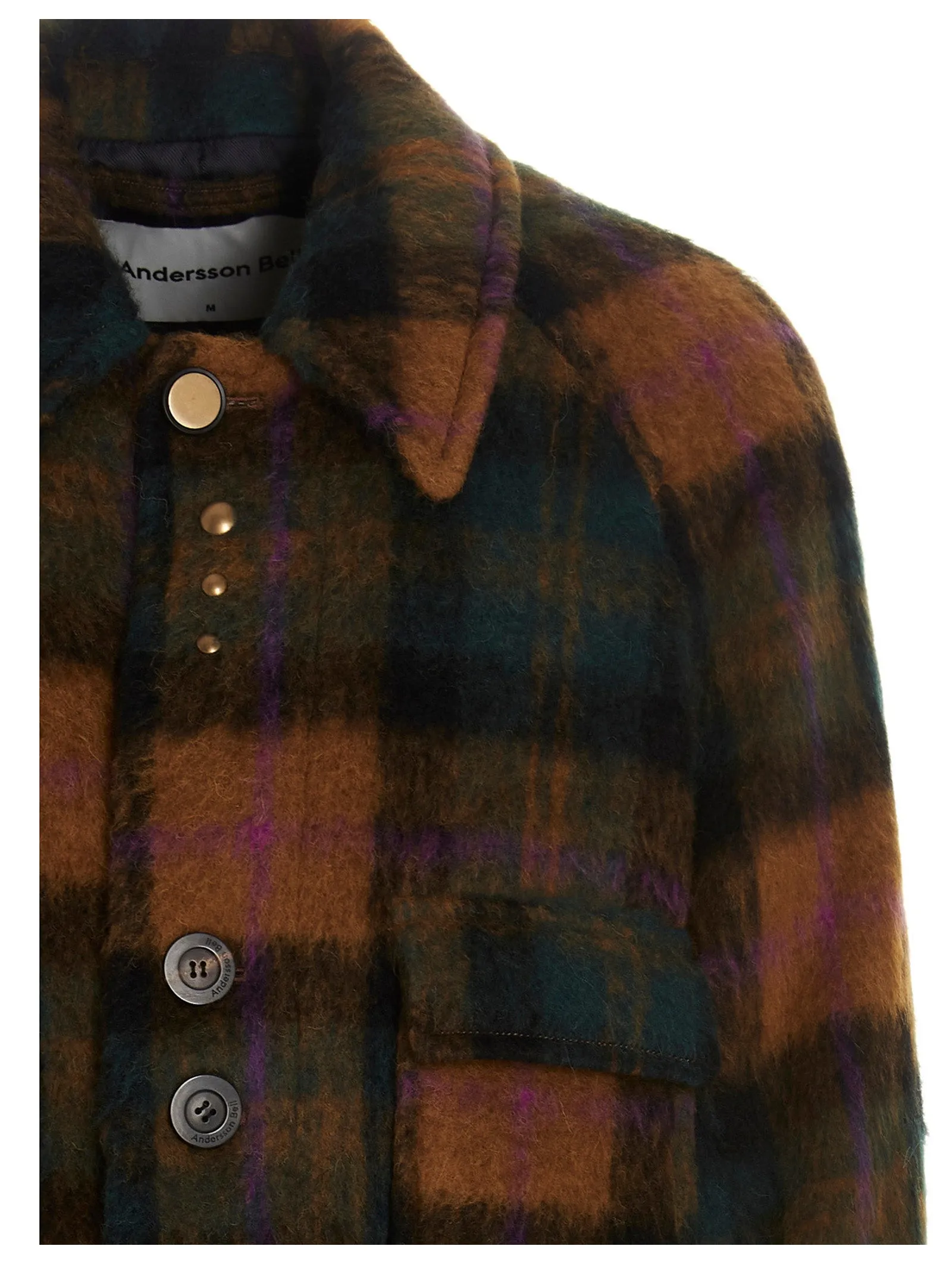 Andersson Bell Harry Check Balmacaan Coat