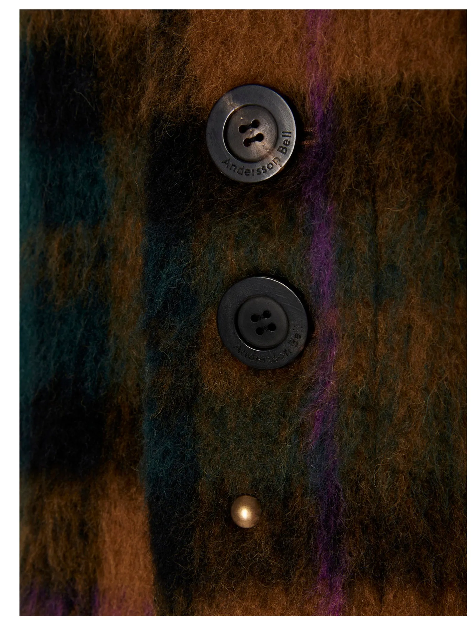 Andersson Bell Harry Check Balmacaan Coat