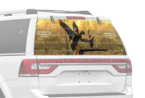 Black Ducks Rear Window Decal