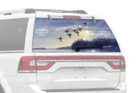 Blue Bills at Dawn Rear Window Decal