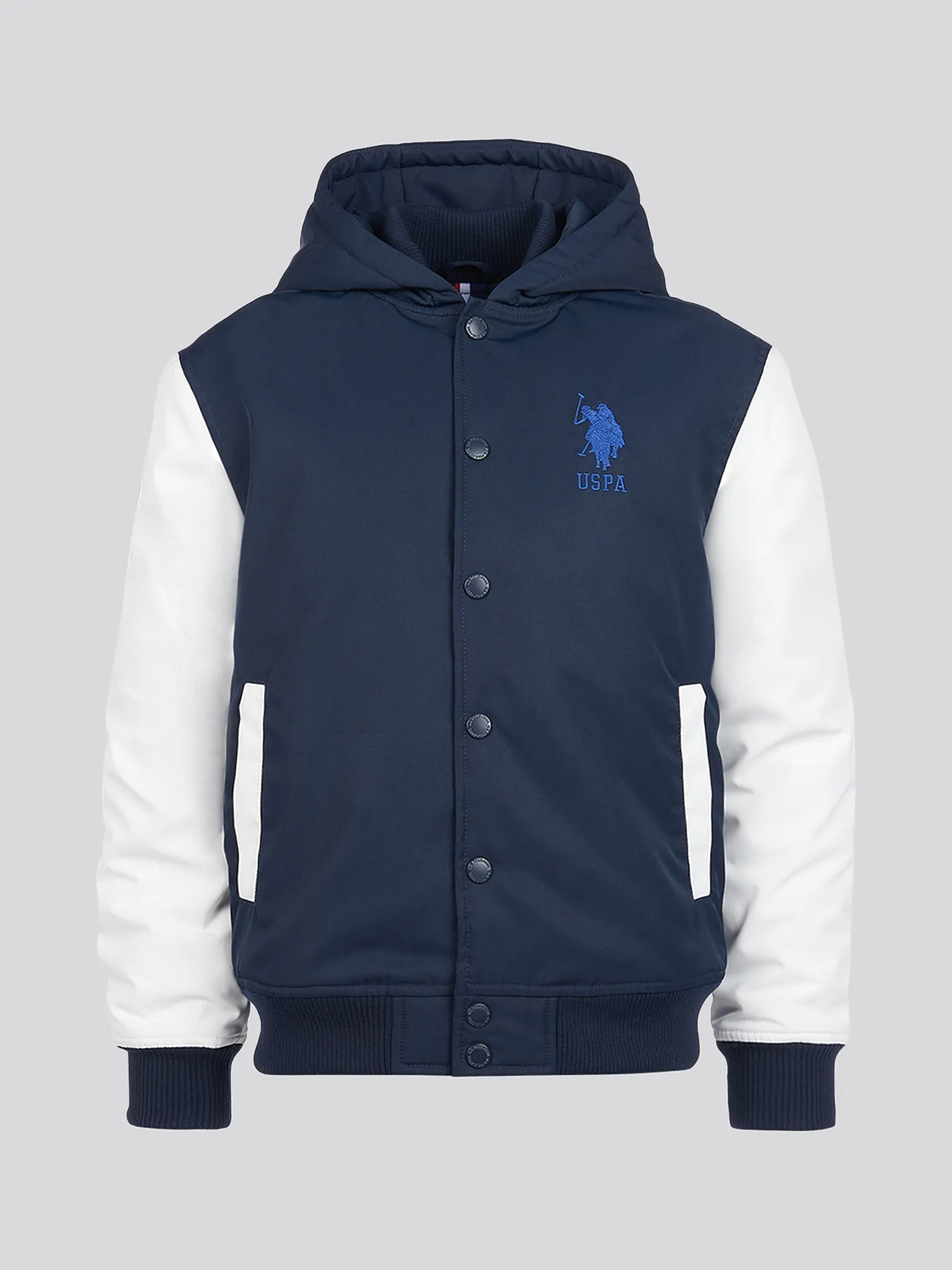 Boys Player 3 Bomber Jacket in Dark Sapphire Navy