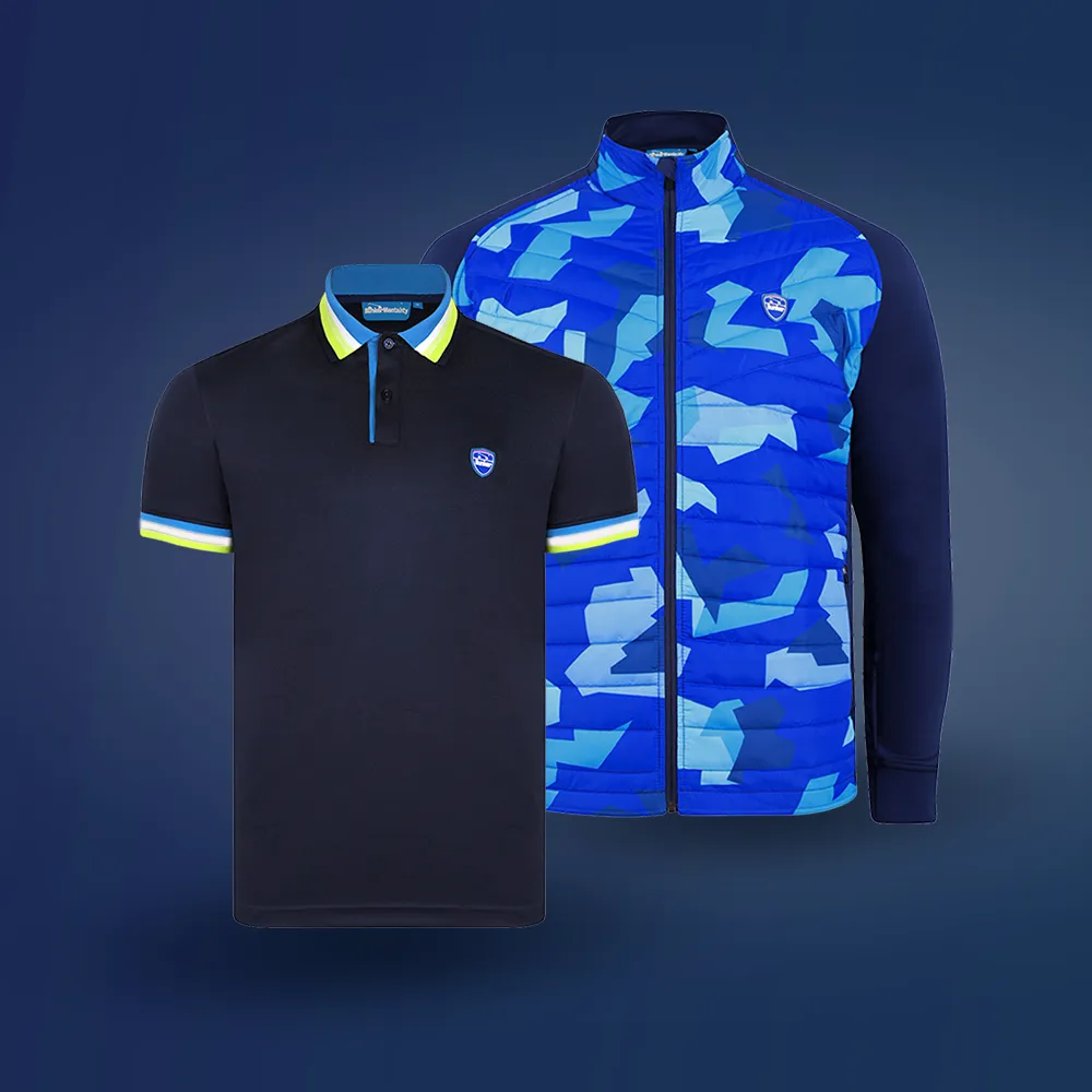 Camo Jacket Carmine Navy Bundle