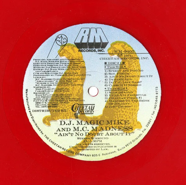 DJ Magic Mike And M.C. Madness* - Ain't No Doubt About It (2xLP, Album, Ltd, Promo, Red) (VG )