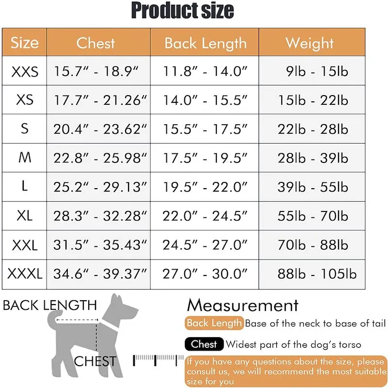 Dog Warm Coats Windproof Dog Winter Outdoor Jackets