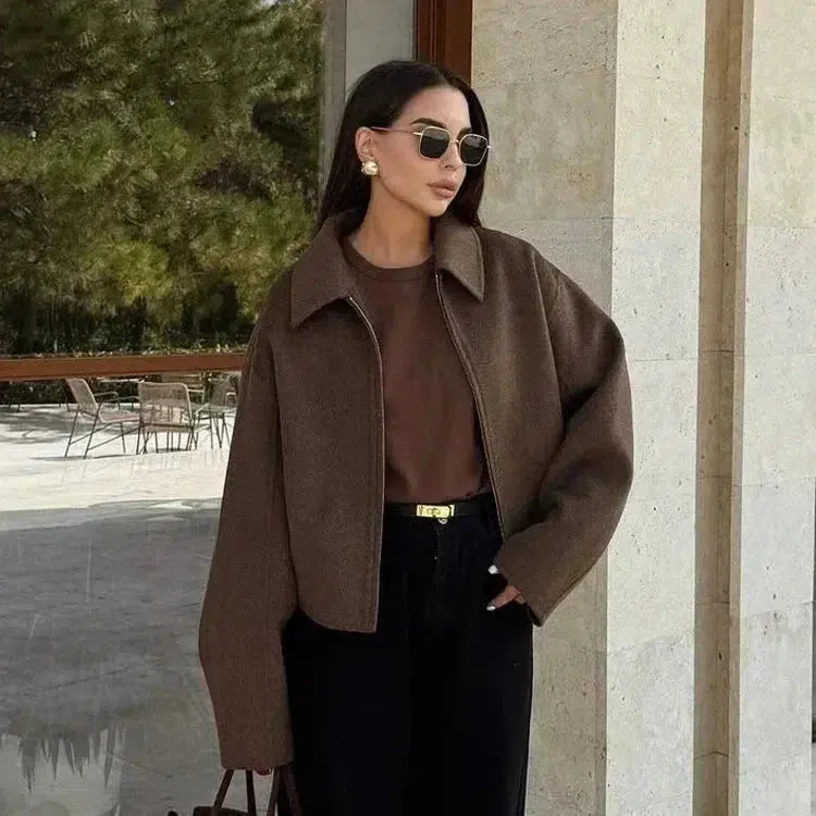 Fanchon – Functional pockets – Woolen coat