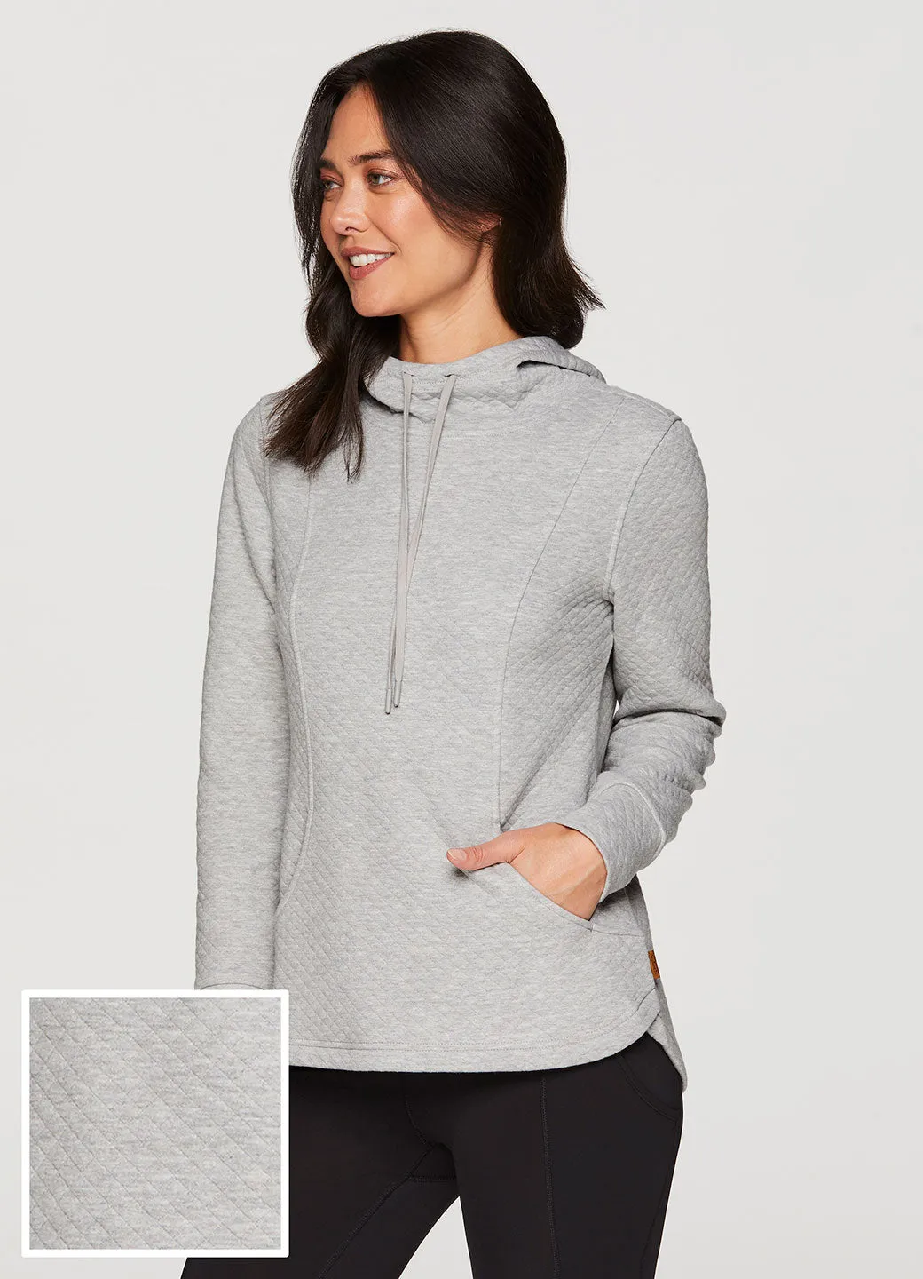 Greeley Quilted Hoodie Sweatshirt