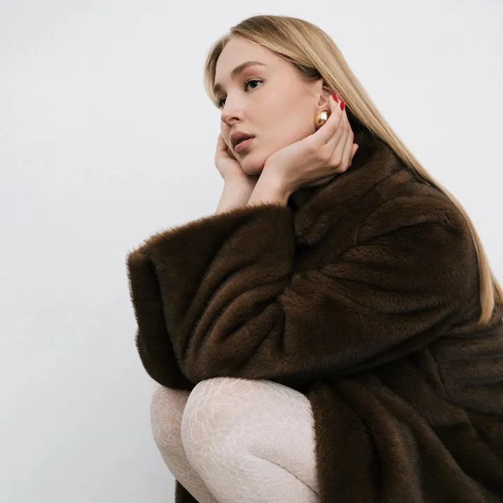 Mandi Faux Mink Fur Maxi Coat