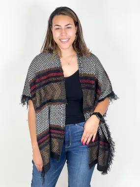 #N584 THE JAMBOREE WRAP PONCHO