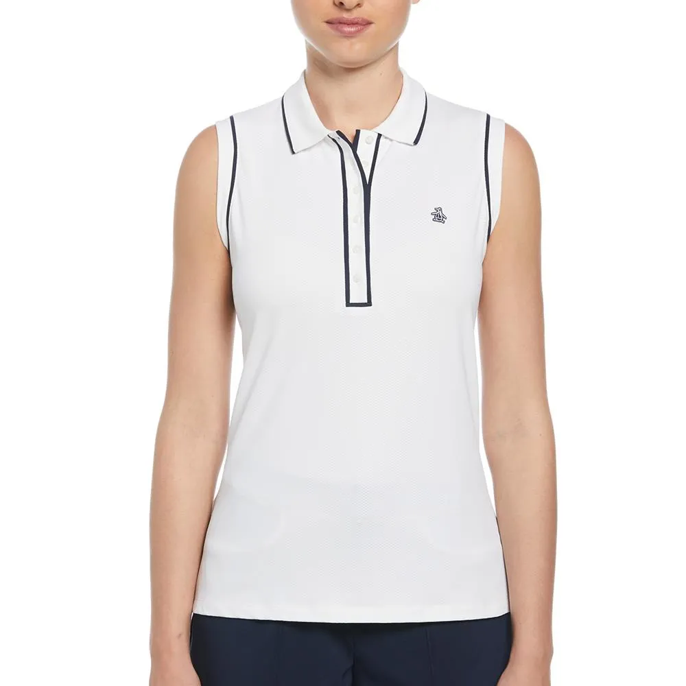Penguin Women's Veronica Sleeveless Polo - Bright White