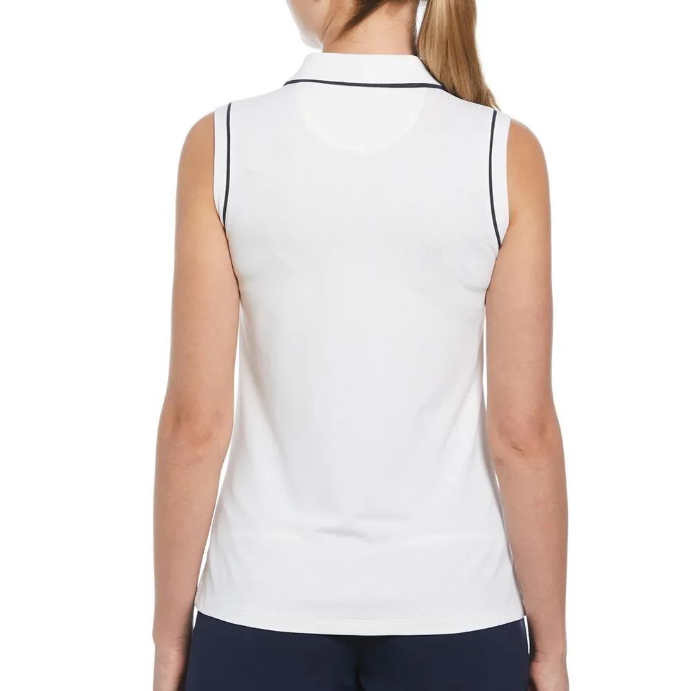 Penguin Women's Veronica Sleeveless Polo - Bright White