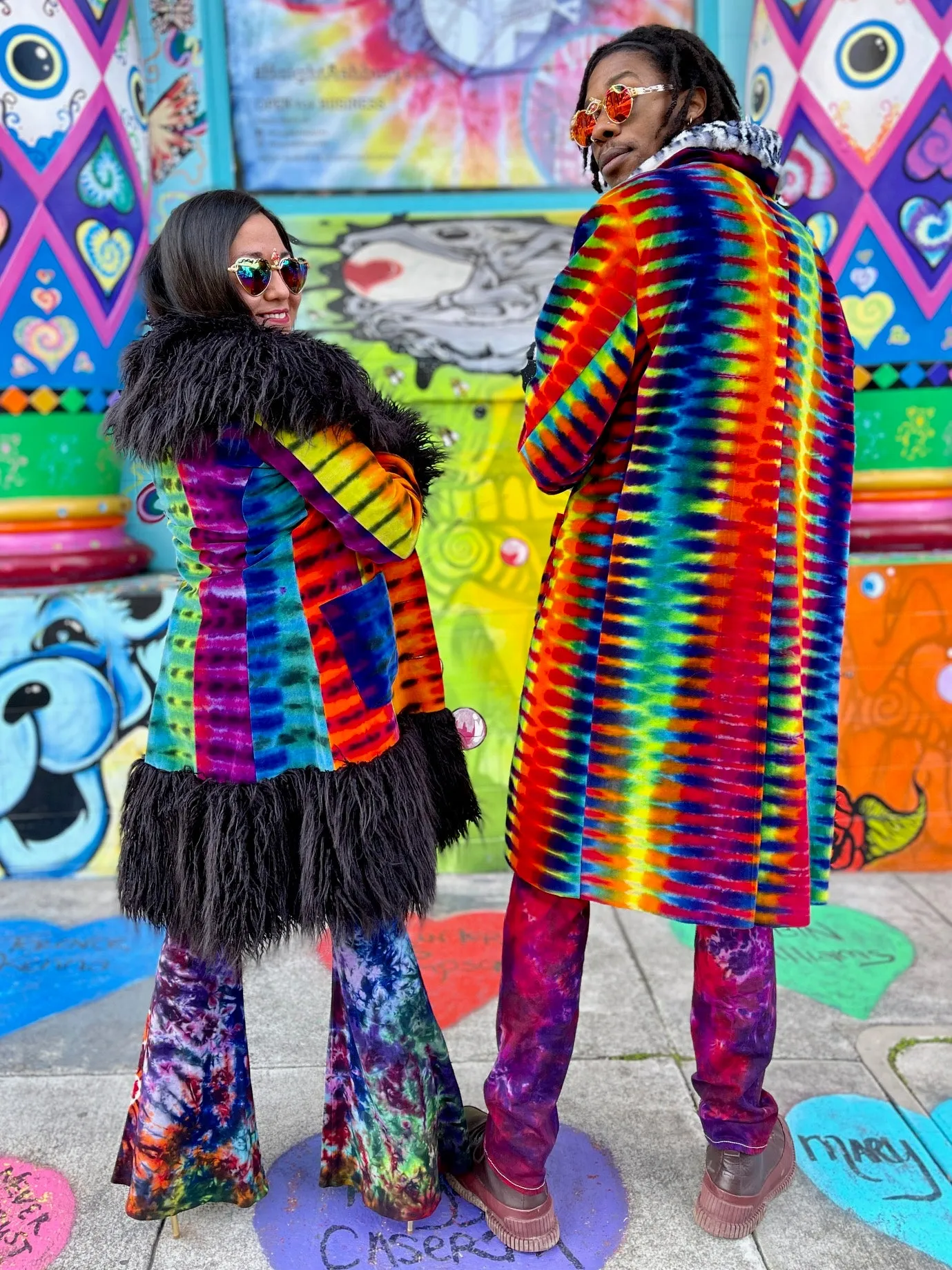 Philine Ladies Tiedye Coat #5 Extra Small