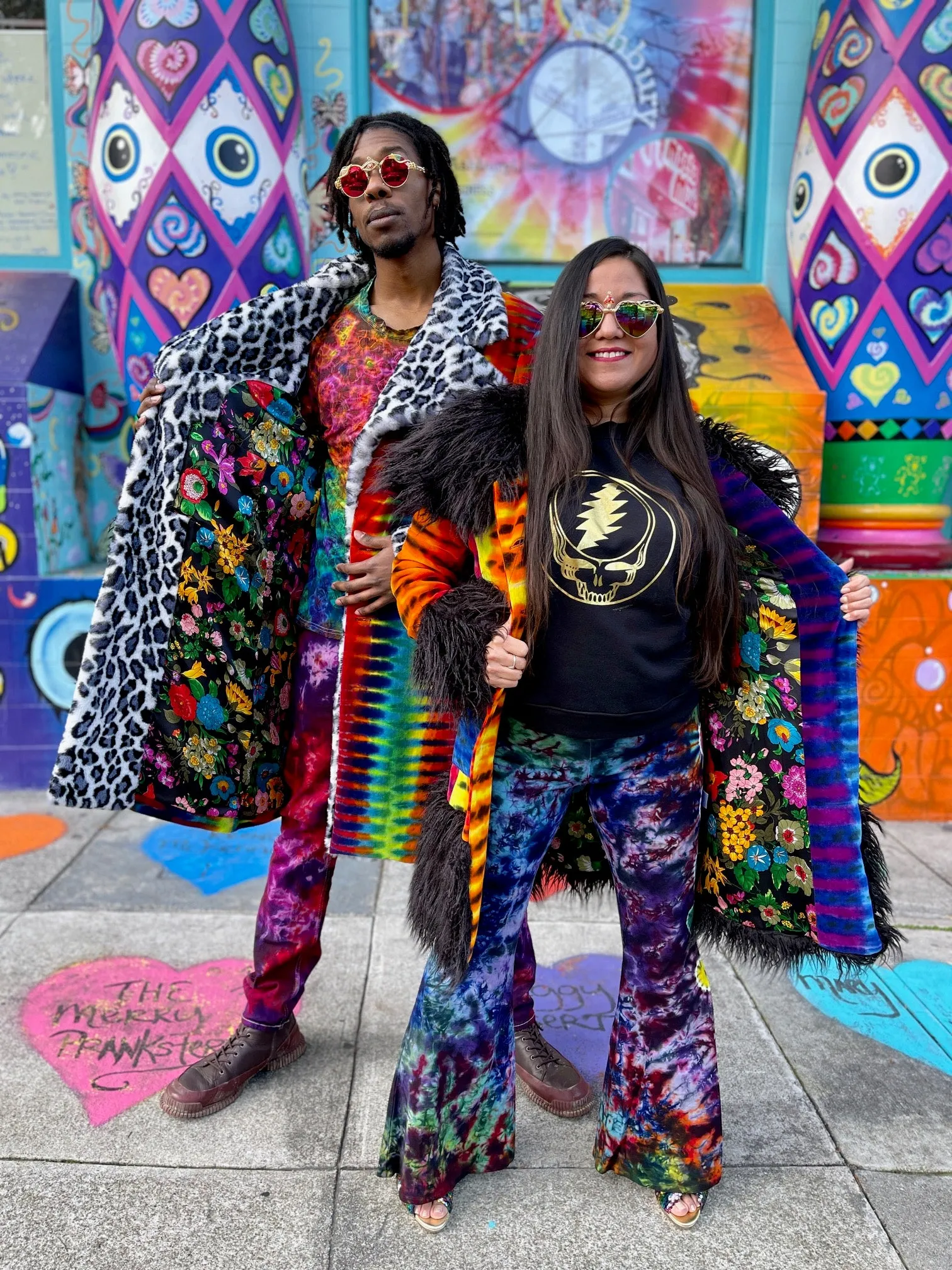 Philine Ladies Tiedye Coat #5 Extra Small