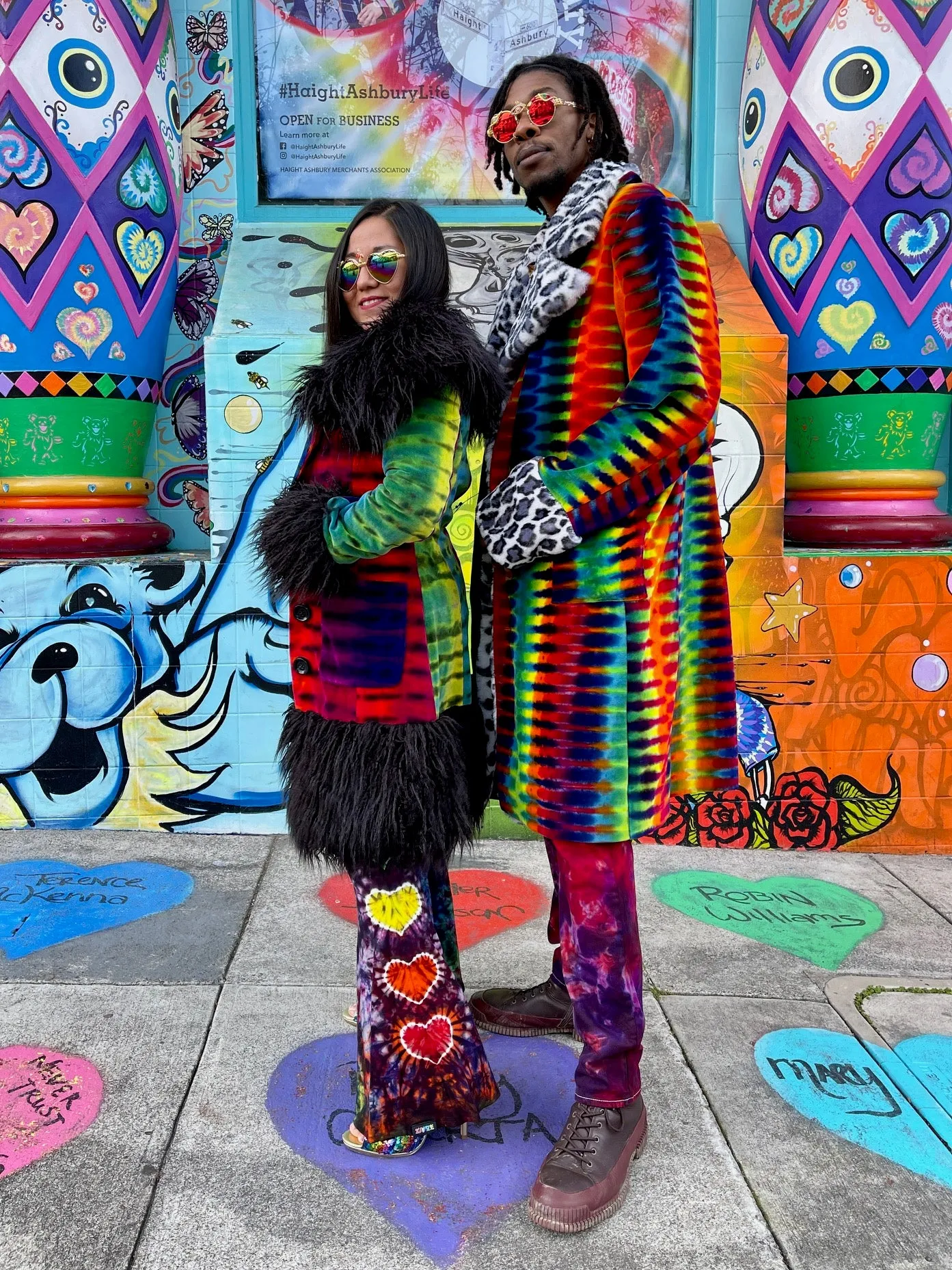 Philine Ladies Tiedye Coat #5 Extra Small
