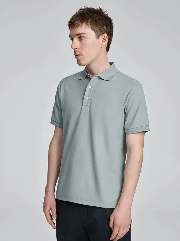 Pique Polo- Jade