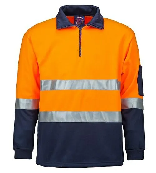 RiteMate RM6012R Half Zip Fleecy Pullover w/tape