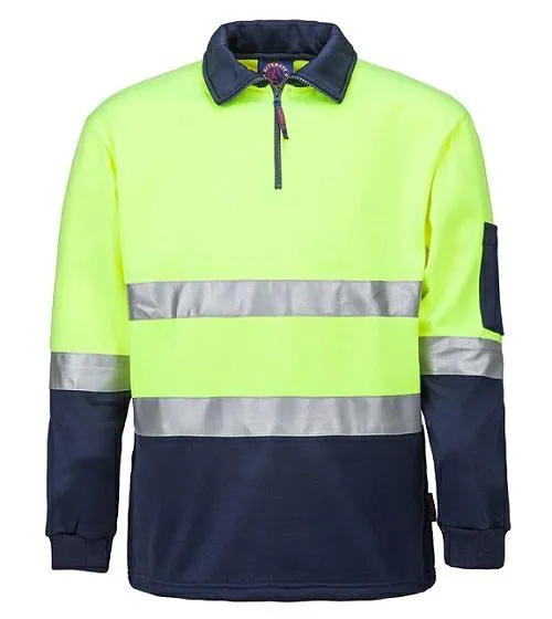 RiteMate RM6012R Half Zip Fleecy Pullover w/tape