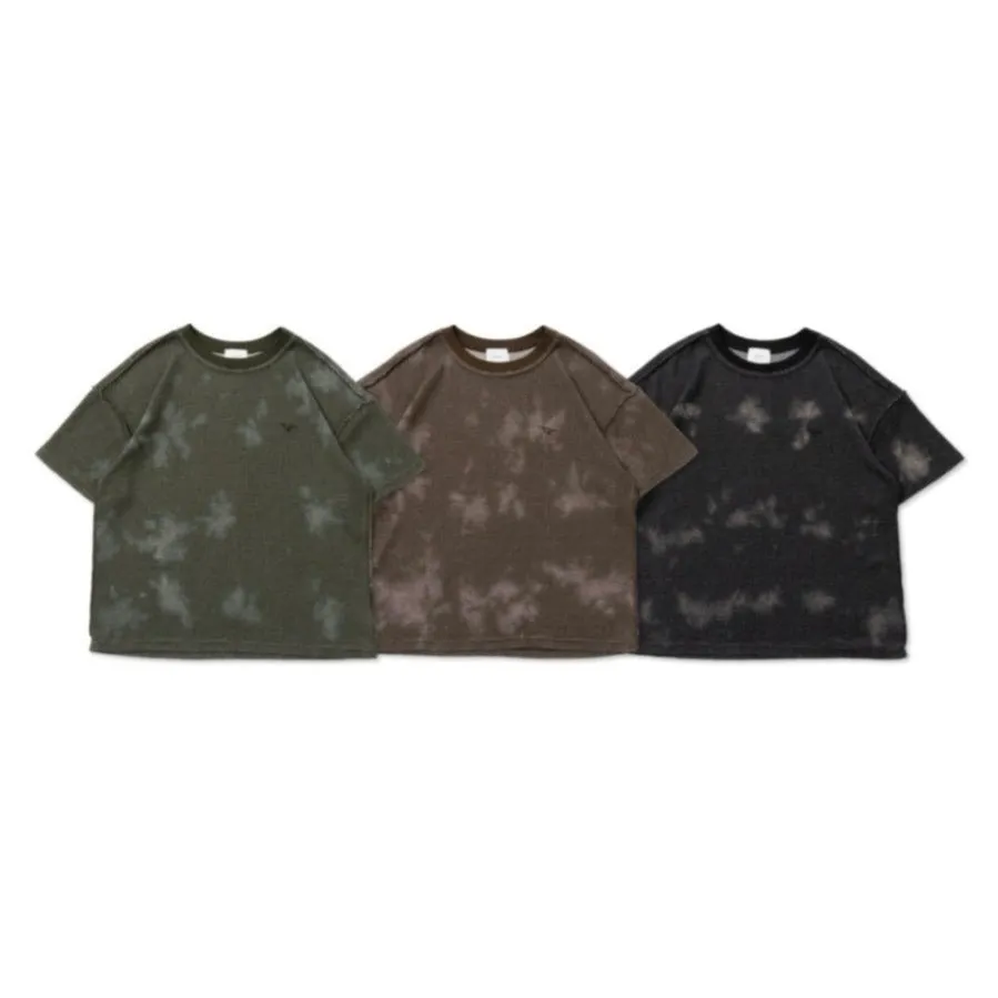 tie dye thermal tee