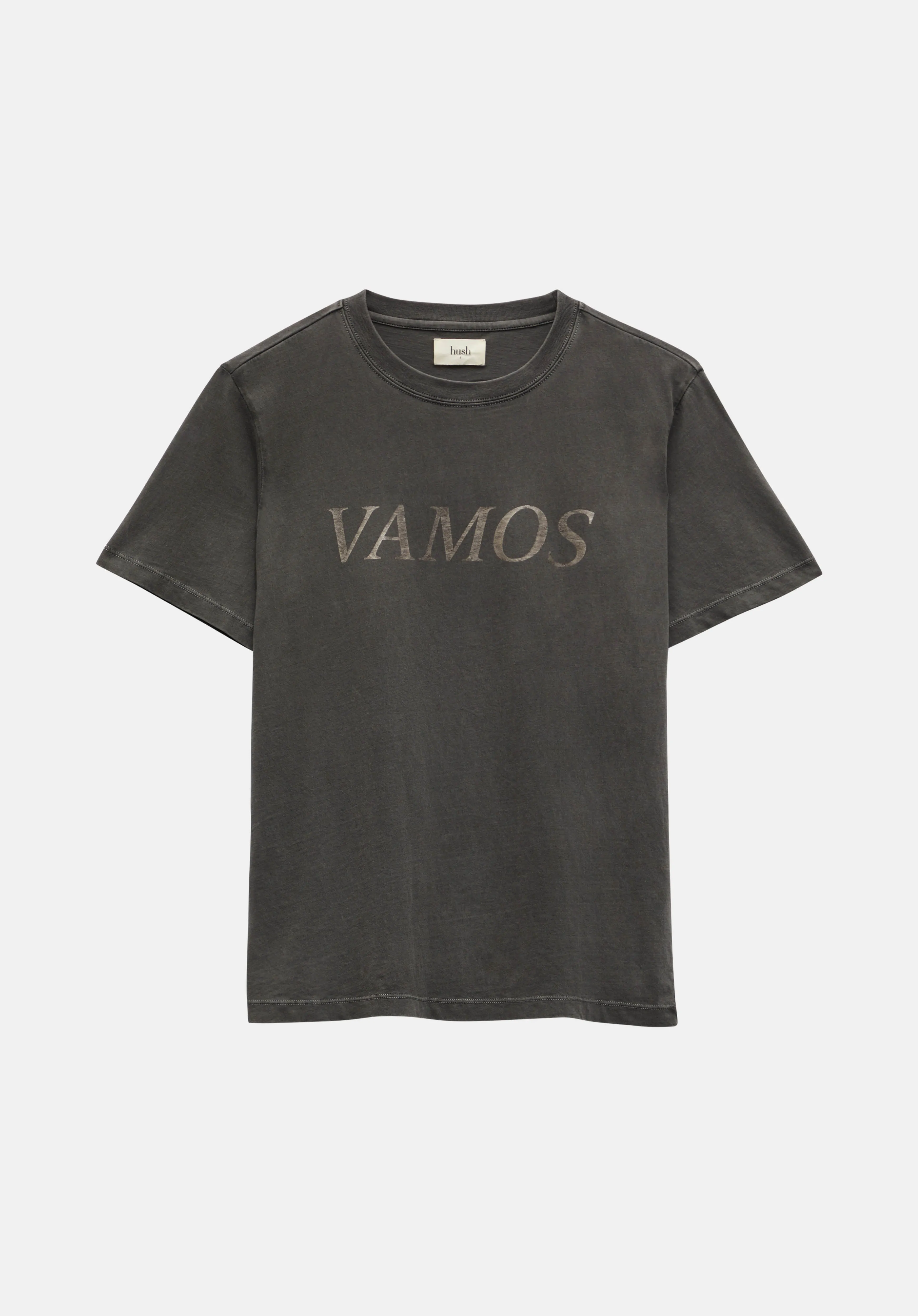 Vamos Crew Neck Graphic Printed T-Shirt
