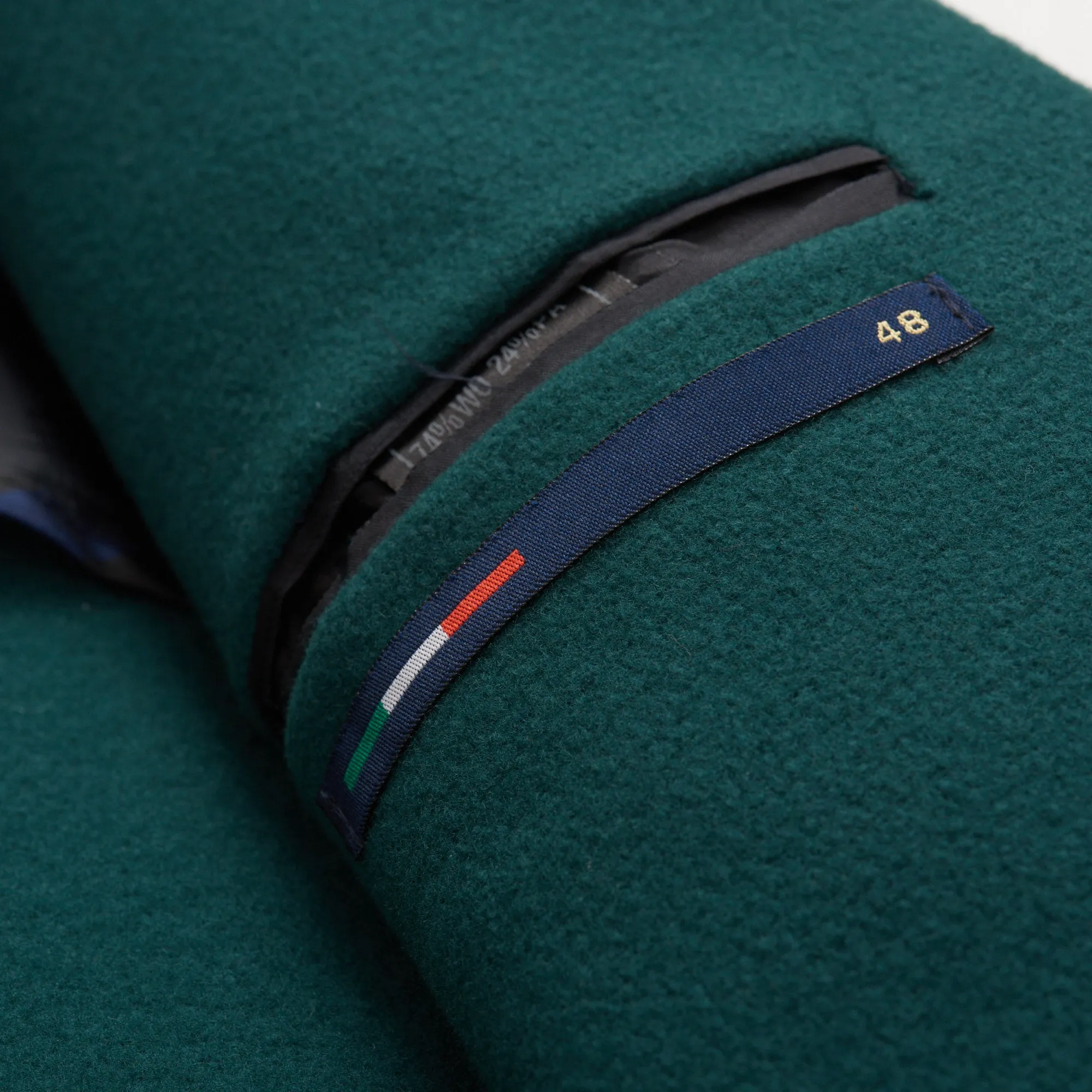 VINCENZO PALUMBO Napoli Green Wool Blend Jacket Coat NEW