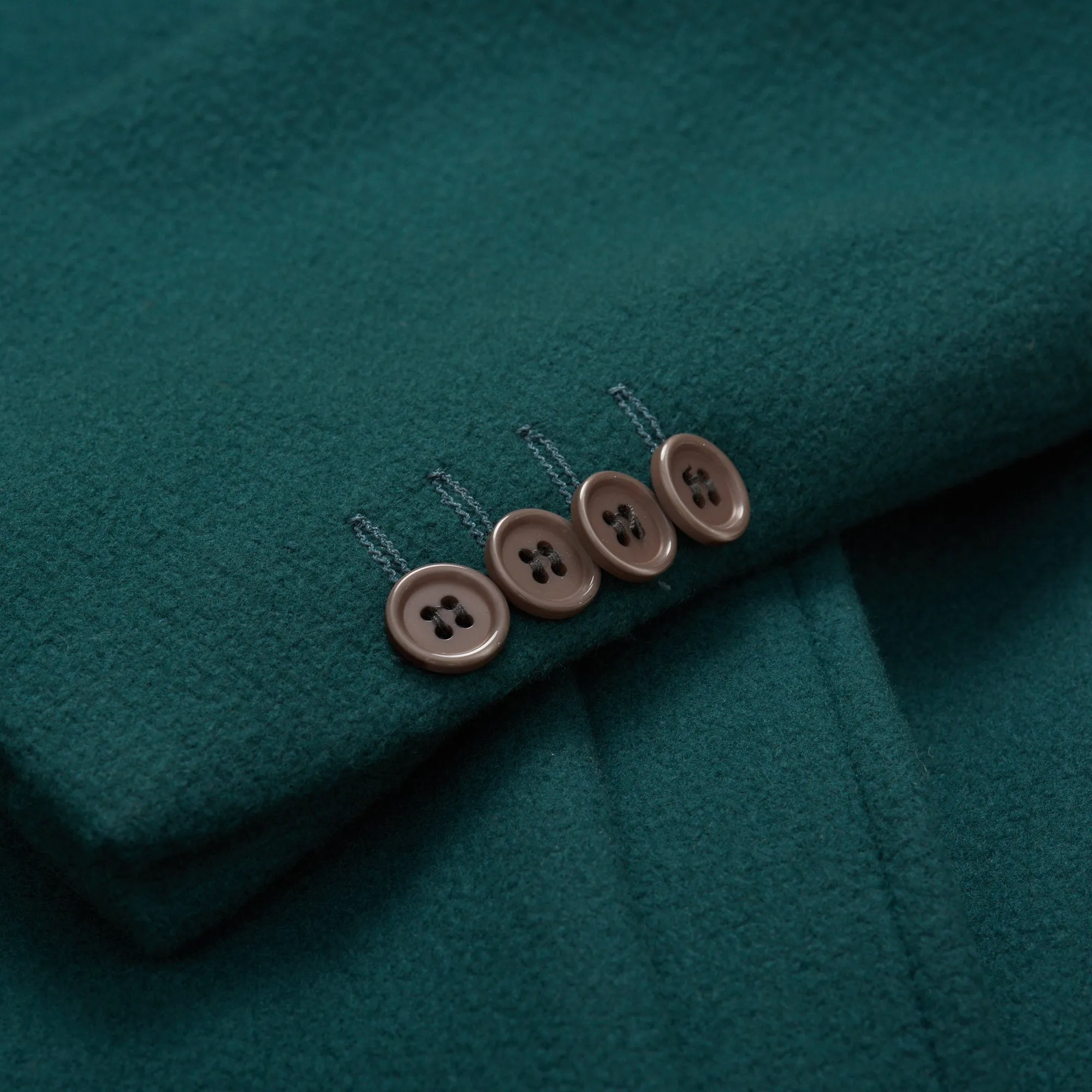 VINCENZO PALUMBO Napoli Green Wool Blend Jacket Coat NEW
