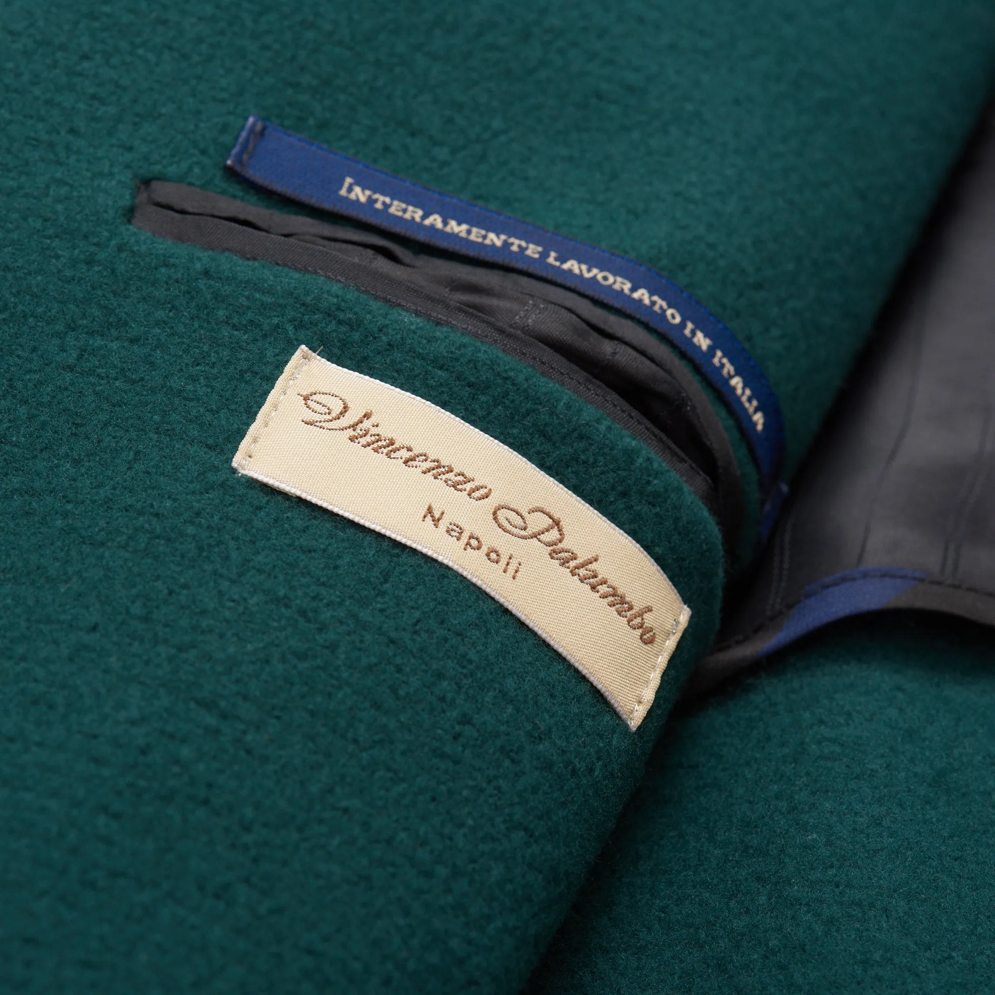 VINCENZO PALUMBO Napoli Green Wool Blend Jacket Coat NEW
