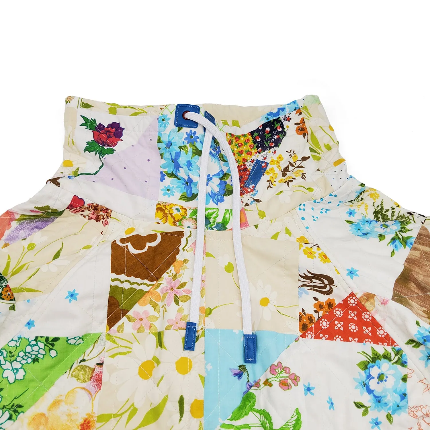 Vintage Flower Quilted Pullover