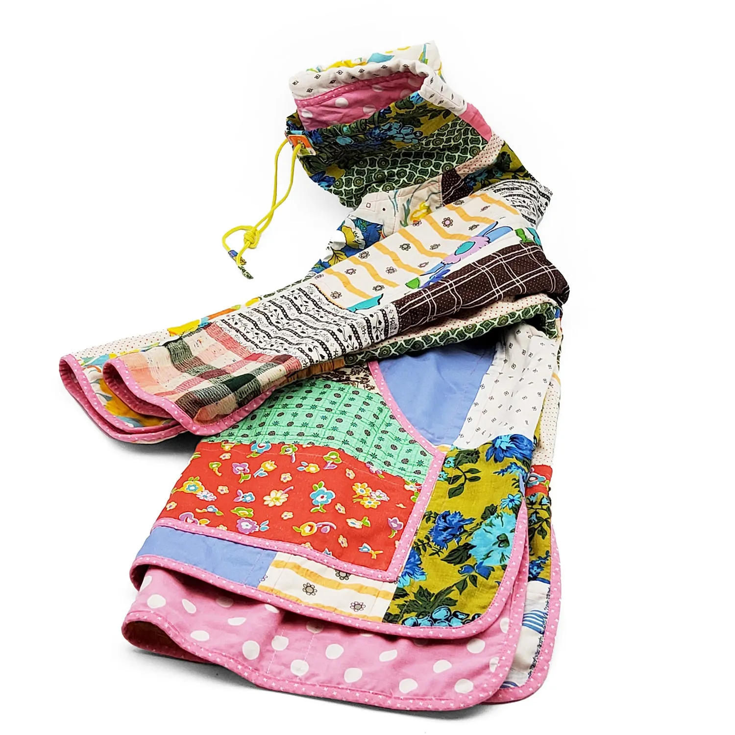 Vintage Patchwork Quilted Pullover