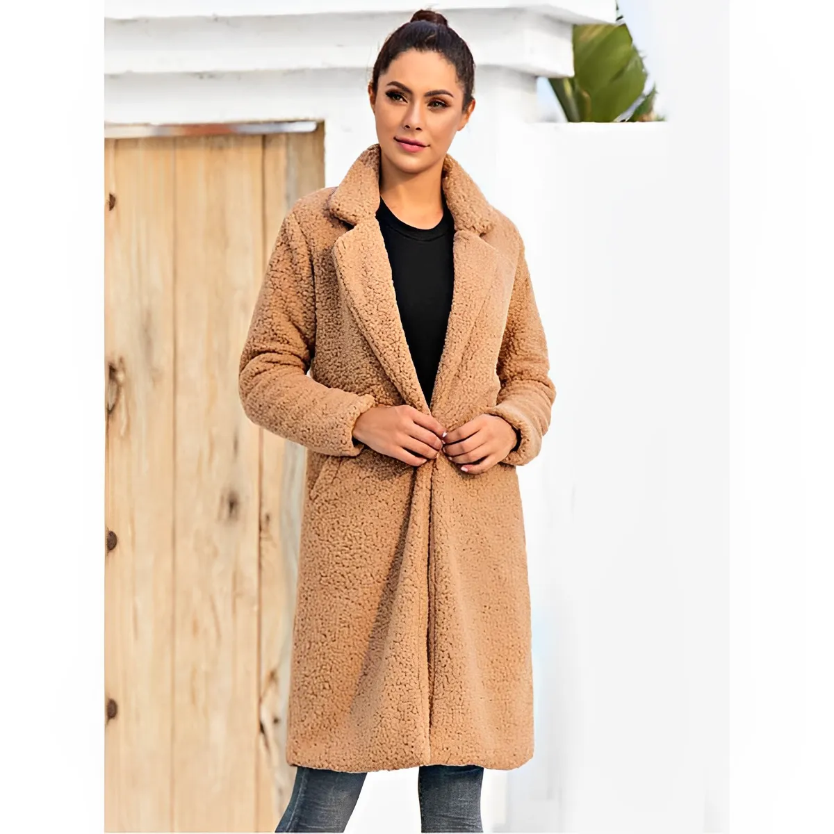 Winter Faux Fur Long Coat